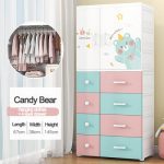 Kids Wardrobe Storage Cabinet