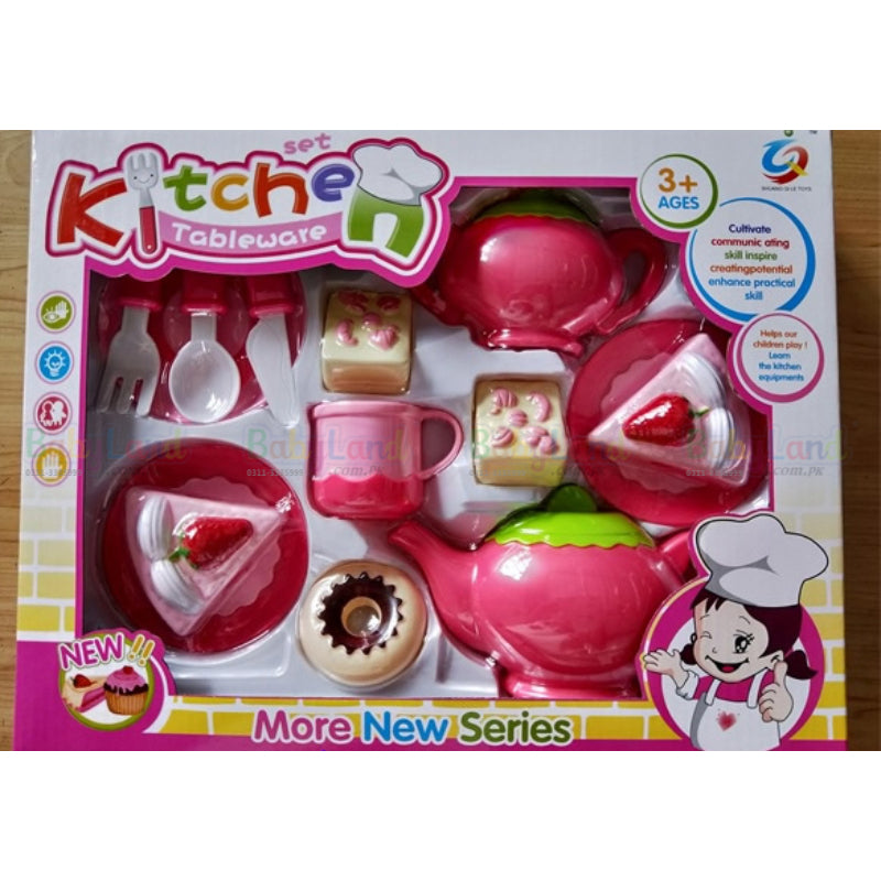 Kids Kitchen Tableware Game Toy Set