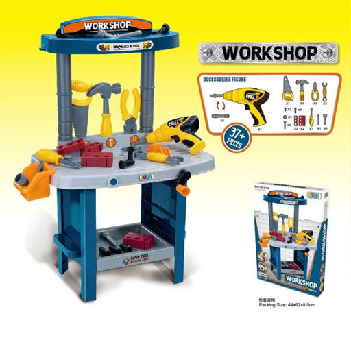 Kids Simulation Workshop Tools Game Play Set - 37+ Pcs