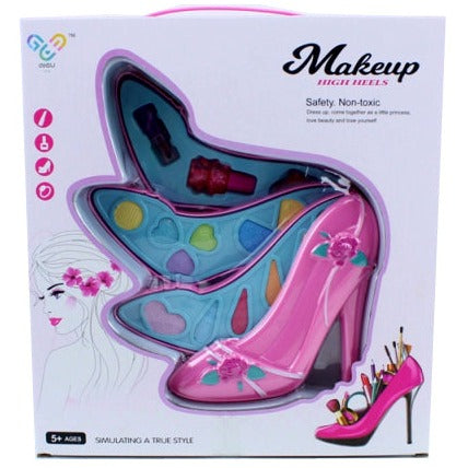 Shoe Shape Makeup Box Game Toy Set