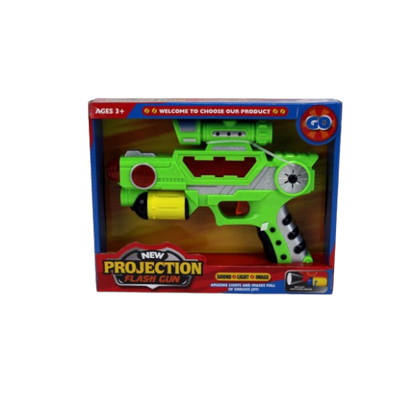 New Projection Flash Toy Gun