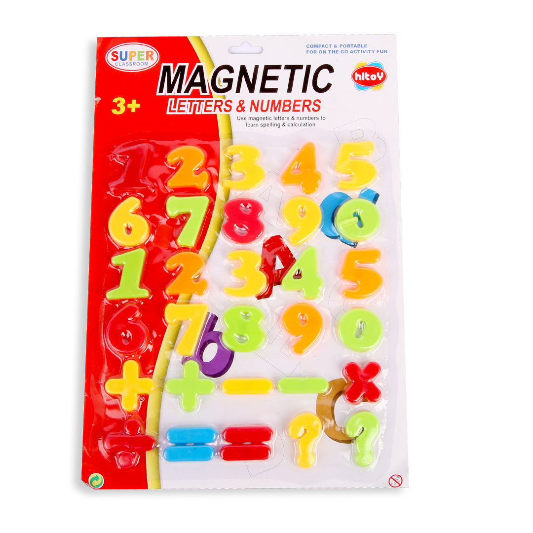 Educational Magnetic Letters and Numbers