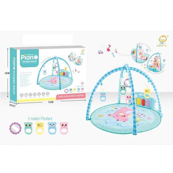 Fitness Back Play Gym - Blue - Piano