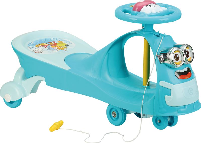Kids Twisting Car With Swing