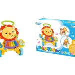 Multifunctional Lion Handcart Baby Walker