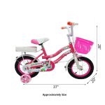 Kids Training Bicycle 12″ 4 Wheels – Girls