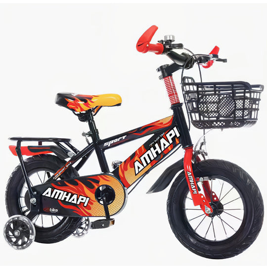 High Quality Kids Bicycle 12" 4 Wheels - Amhapi