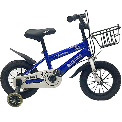 Kids Sporty Bicycle 4 Wheels 12" - Saistong