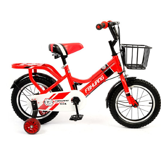 Kids 4 Wheels Bicycle 14" Red |- FBhuang