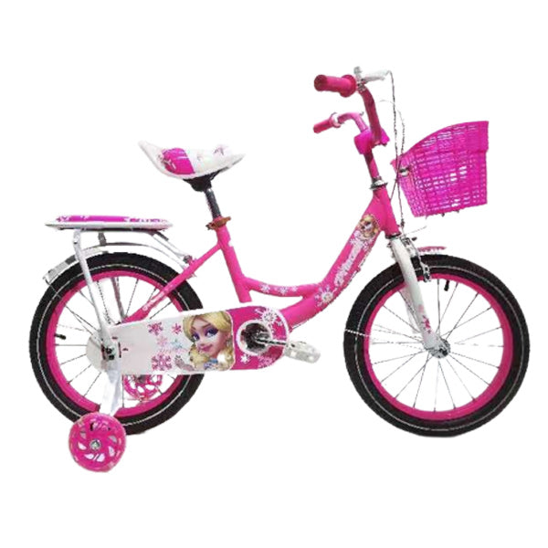 Kids Bicycle 16" 4 Wheels - Girl - Barbie