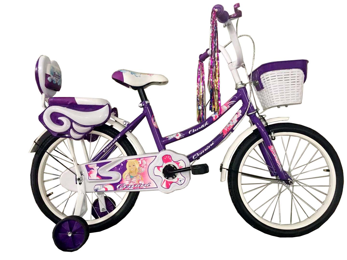 Kids Bicycle 18" 4 Wheels - Girl