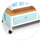 Wooden Baby Cot and Swing