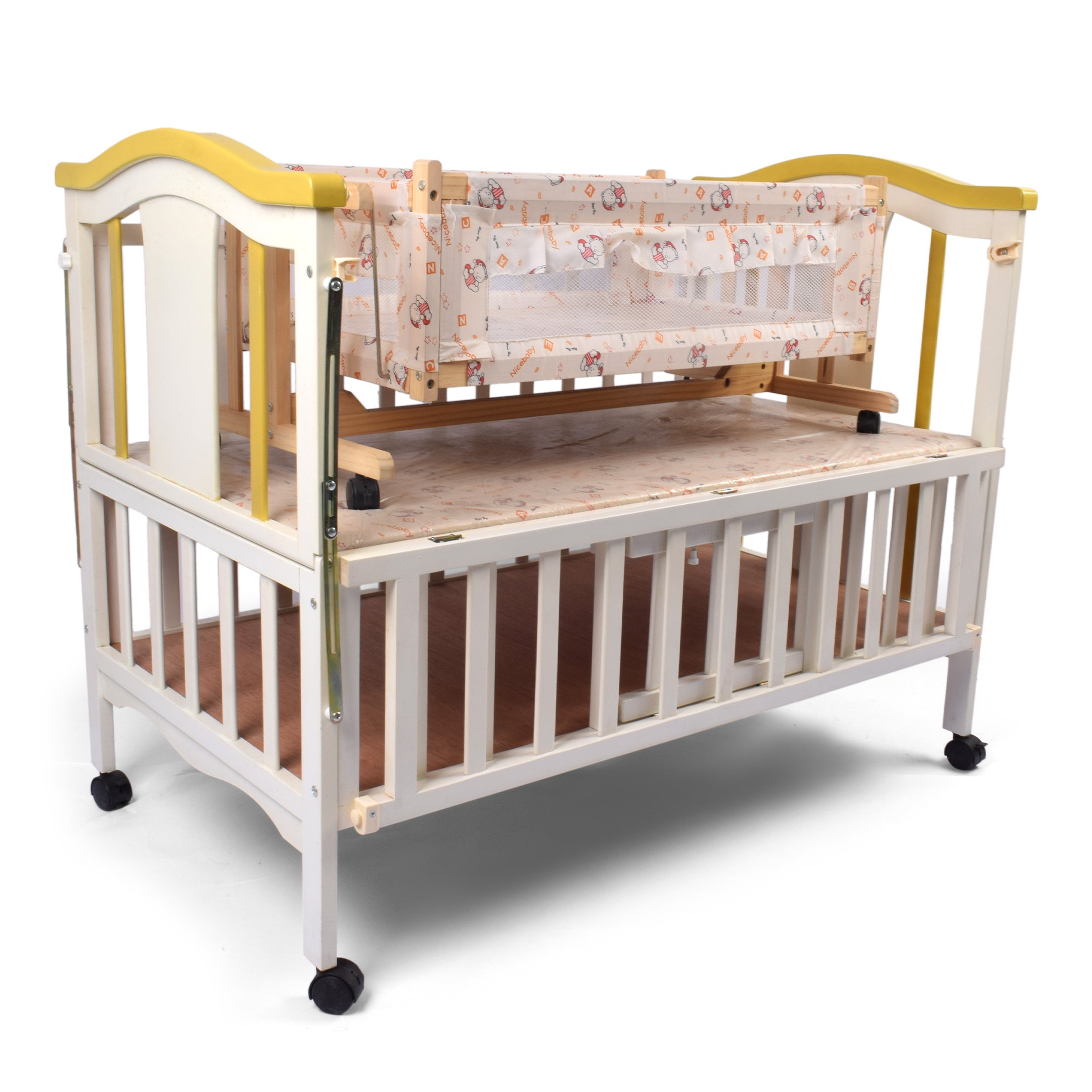 Wooden Baby Cot & Cradle