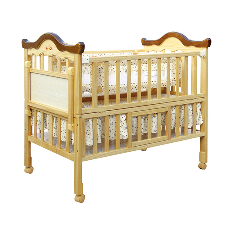 Wooden Baby Cot & Cradle