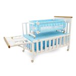 Wooden Baby Cot & Cradle with Mosquito Net
