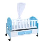 Wooden Baby Cot with Drawers