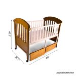 Wooden Baby Cot & Cradle with Mosquito Net
