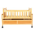 Wooden Baby Cot and Swing with Mosquito Net