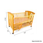Wooden Baby Cot & Cradle with Mosquito Net