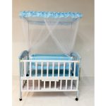 Wooden Baby Cot & Cradle with Mosquito Net