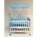 Wooden Baby Cot & Cradle with Mosquito Net
