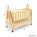 Wooden Baby Cot with Drawers