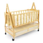 Wooden Baby Cot with Drawers