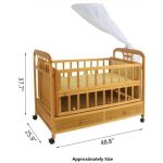 Wooden Baby Cot
