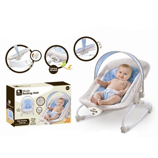 Baby Musical Rocking Chair - White