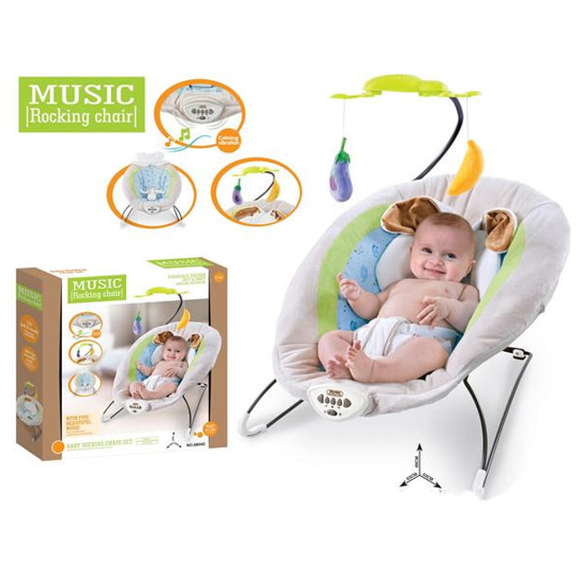 Soft Comfort Musical Baby Bouncer