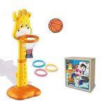 3 in 1 Basketball Hoop Stand Indoor/Outdoor - Giraffe Face