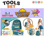 3 In 1 Tool Set Toy Game Suit Case