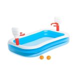 Bestway Inflatable Rectanguler Family Swimming Pool With Basket Ball