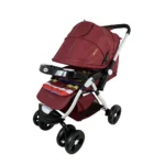 Baby Stroller 6 Wheels Mehroon – Golden S-5X-WINE