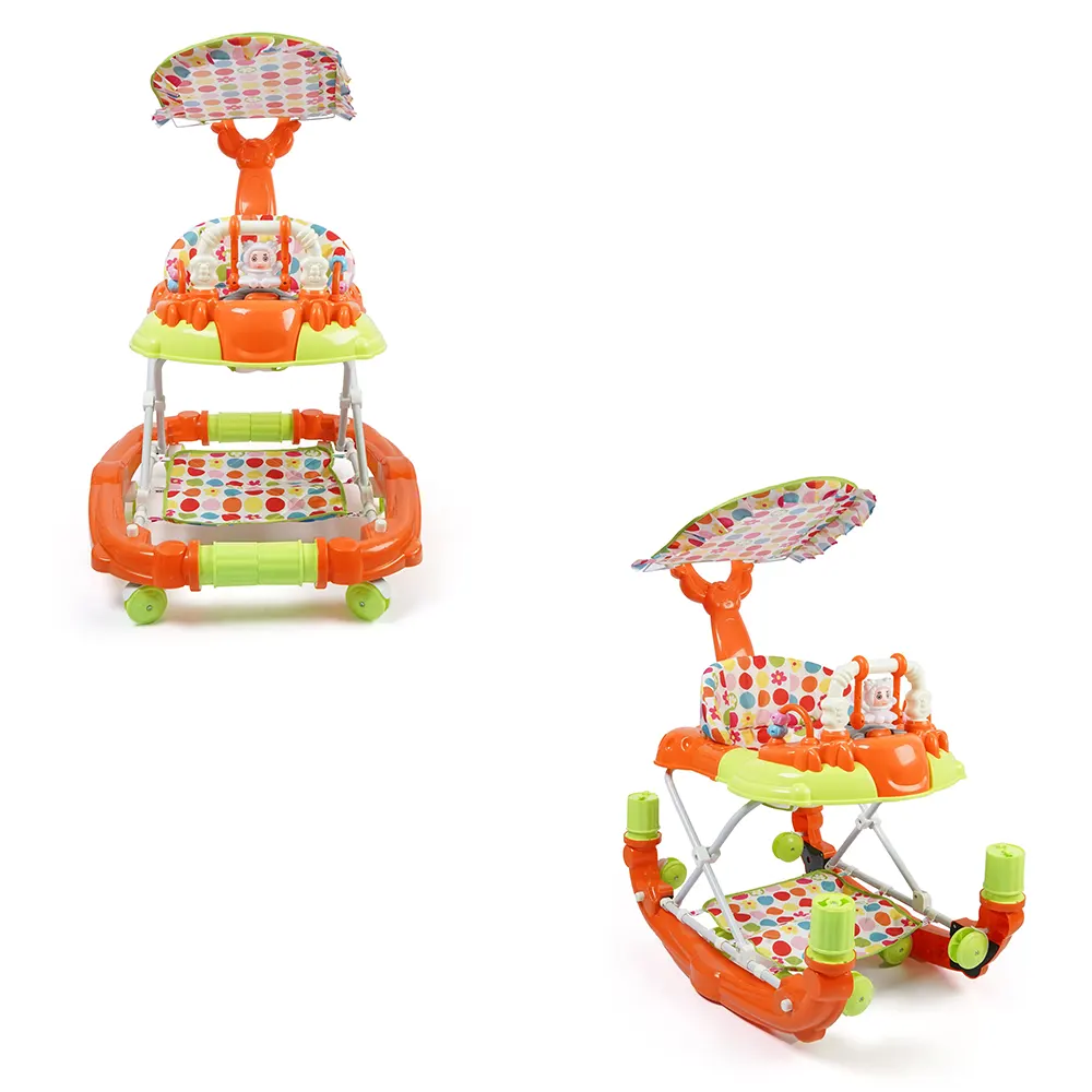 Baby Walker with Canopy & Push Bar W-529PT_2