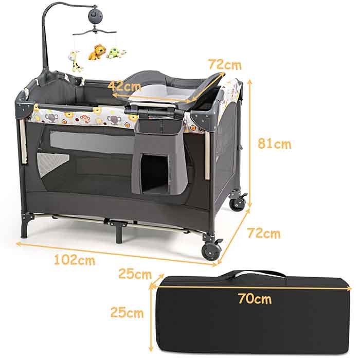 Baby playpen 3 in 1 cradle cot_2