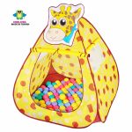 Play Tent House For Kids - Giraffe - Animal's World