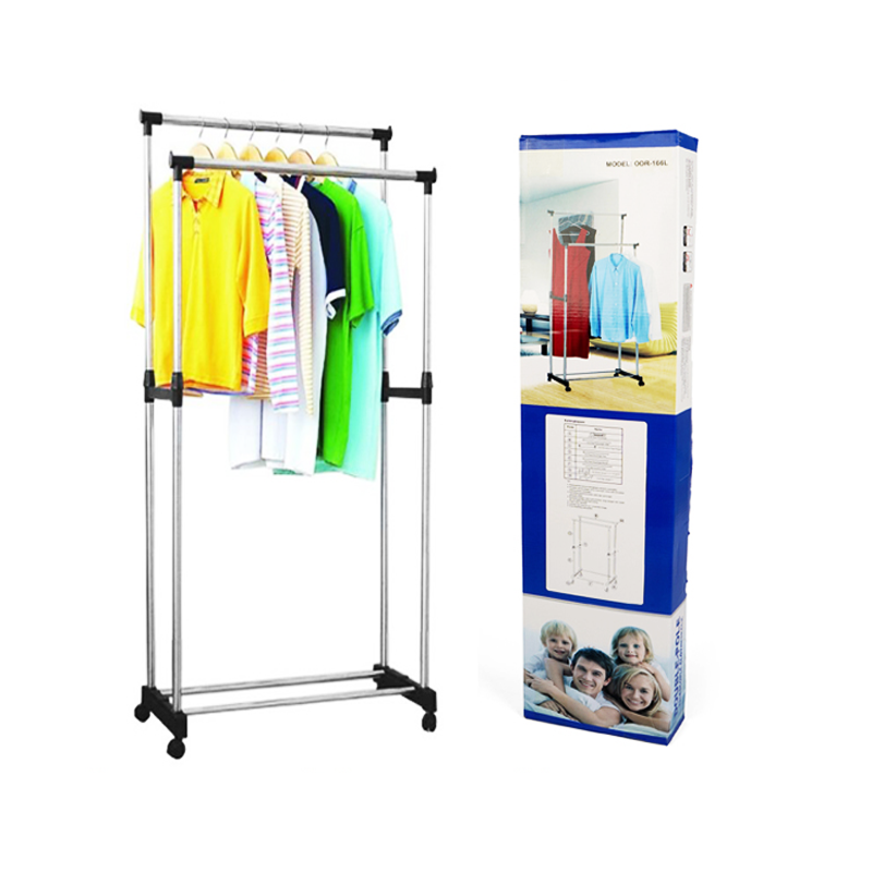 Double Pole Cloth Hanger Stand