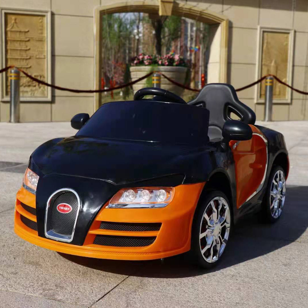 Bugatti Kids Battery Operated Ride on Car - Yellow