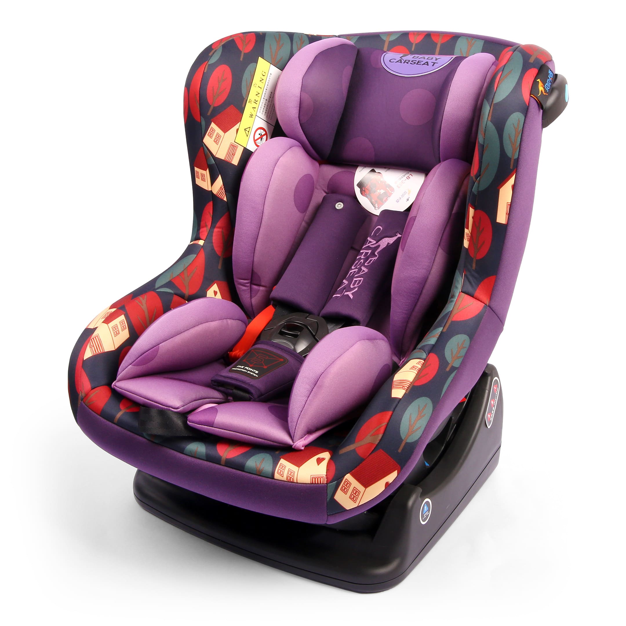 Colorful Baby Car Seat - Multicolor