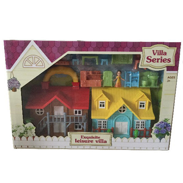 Doll House Game Toy Set - Exquisite Leasure Villa
