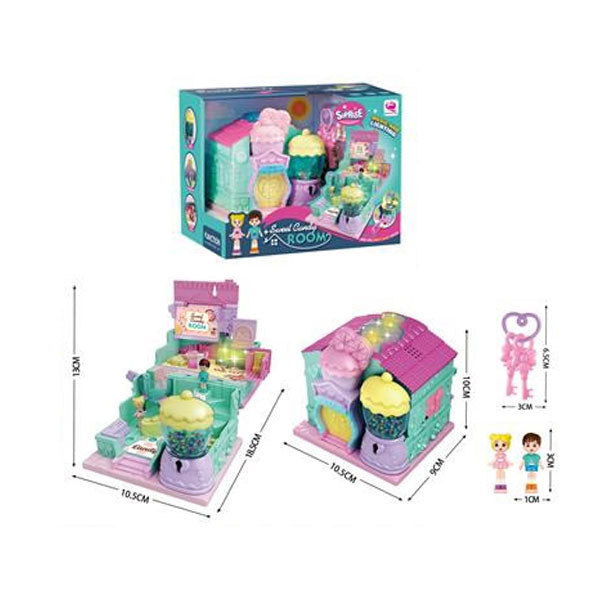 Doll House Game Toy Set - Sweet Candy Room