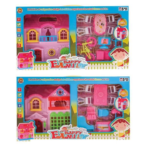 Doll House Game Toy Set - Happy Family