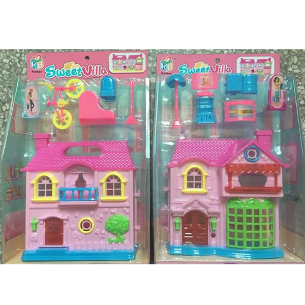 Doll House Game Toy Set - Sweet Villa