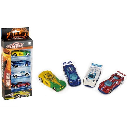 Miniature Alloy Cars - 6 Pcs