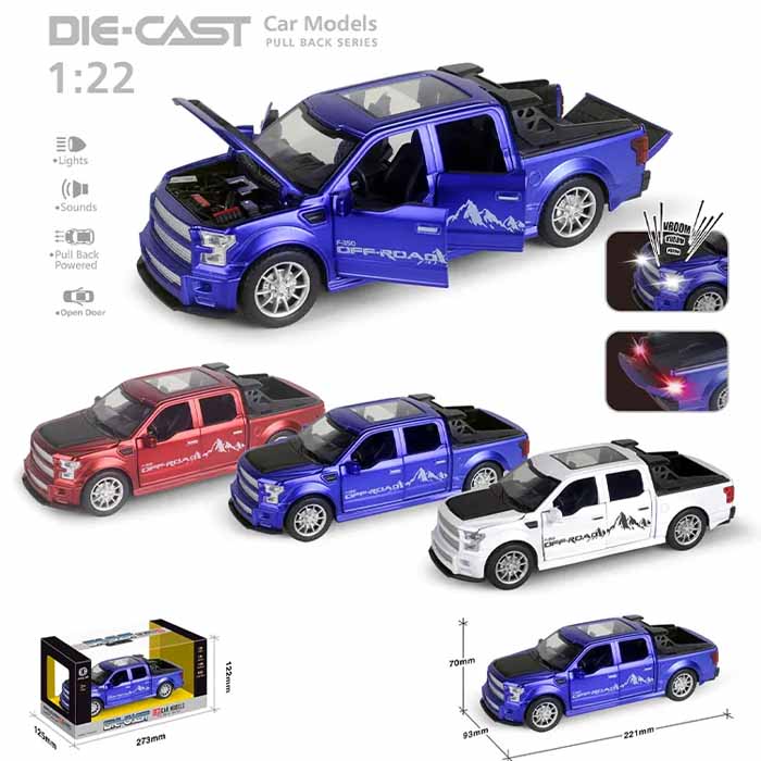 Ford Raptor Die Cast Pick Up Model Scale 1:22