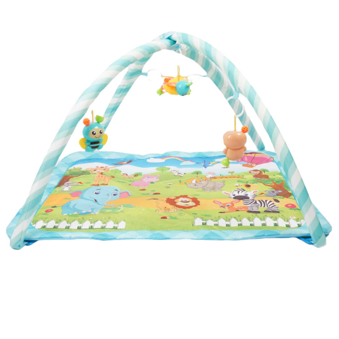 Play Gym Mat for Babies - Blue