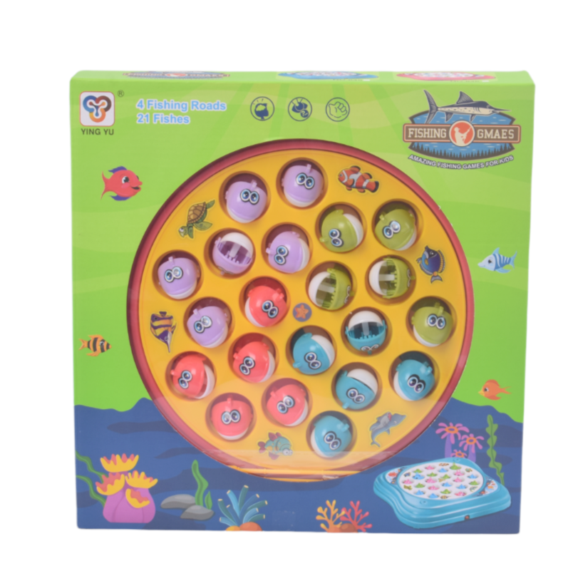 Fishing Game Toy Set - 21 Fishes