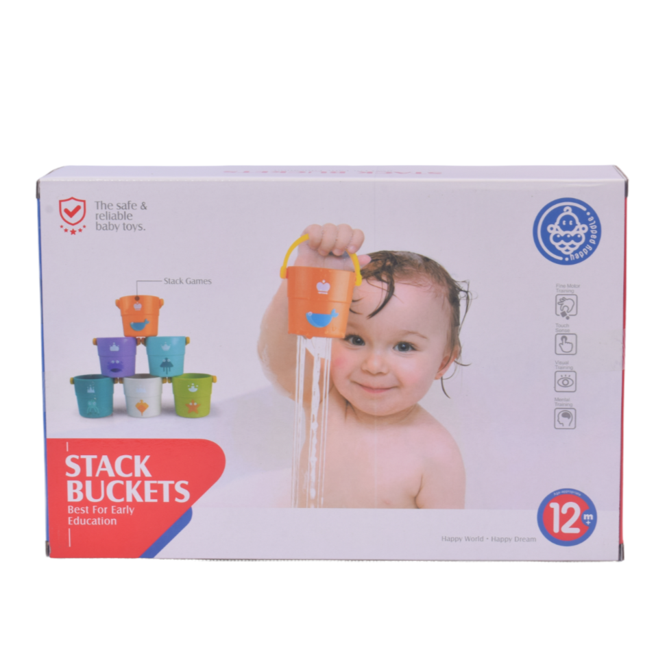 Stack & Pour Buckets For Kids