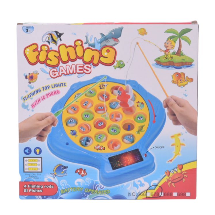 Fishing Game Toy Set - 21 Fishes